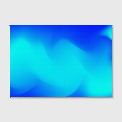 Картина прямоугольная Градиент синий / 3D-принт – фото 2