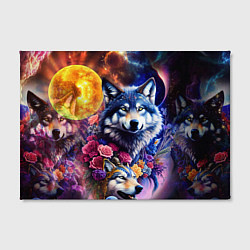 Холст прямоугольный Звездные волки, цвет: 3D-принт — фото 2