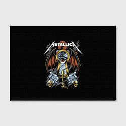 Холст прямоугольный Металлика - Metallica, цвет: 3D-принт — фото 2
