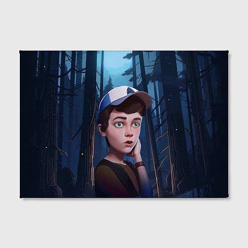 Картина прямоугольная Диппер в лесу / 3D-принт – фото 2