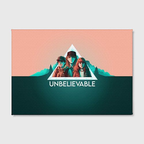 Картина прямоугольная Венди, Диппер и Мейбл - Unbelievable / 3D-принт – фото 2