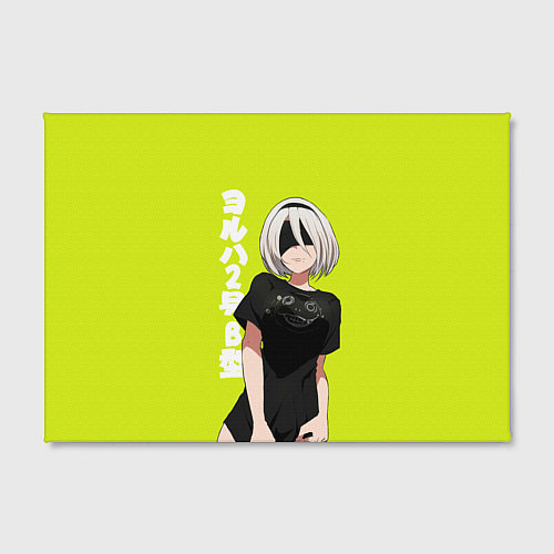Картина прямоугольная YoRHa 2-gou B-gata / 3D-принт – фото 2