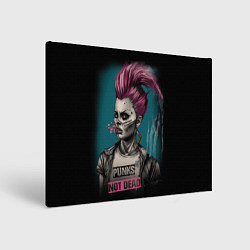 Картина прямоугольная Punks no dead girl