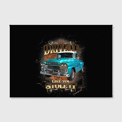 Картина прямоугольная Пикап Chevrolet Apache 3100 1959 года / 3D-принт – фото 2