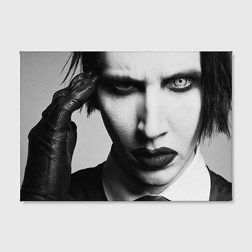 Картина прямоугольная Marilyn Manson looks at you / 3D-принт – фото 2