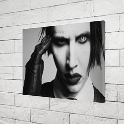 Холст прямоугольный Marilyn Manson looks at you, цвет: 3D-принт — фото 2