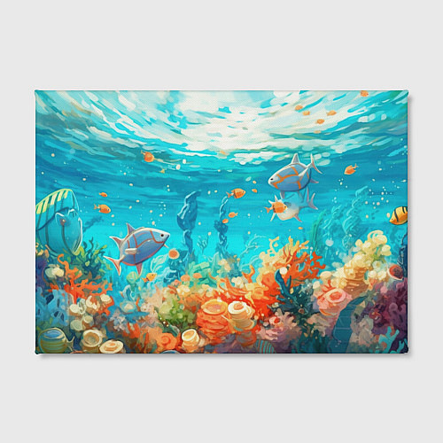 Картина прямоугольная Морской подводный мир / 3D-принт – фото 2