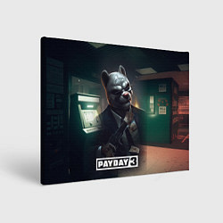 Картина прямоугольная Payday 2 dog mask