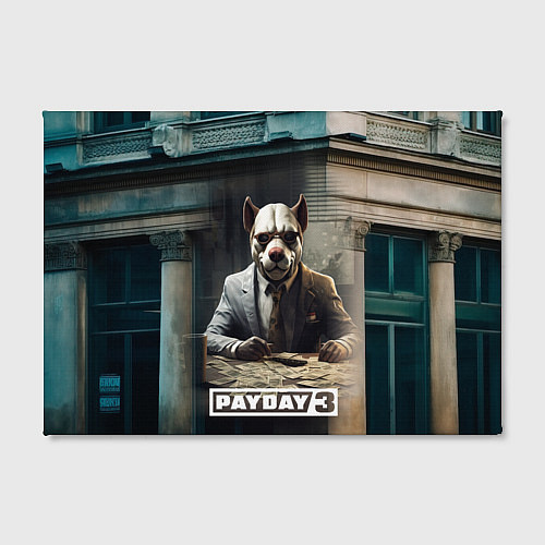 Картина прямоугольная Payday 3 dog / 3D-принт – фото 2