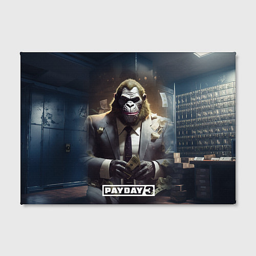 Картина прямоугольная Gorilla Payday 3 / 3D-принт – фото 2