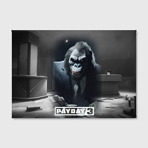 Картина прямоугольная Payday 3 big gorilla / 3D-принт – фото 2