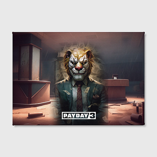 Картина прямоугольная Payday 3 lion / 3D-принт – фото 2