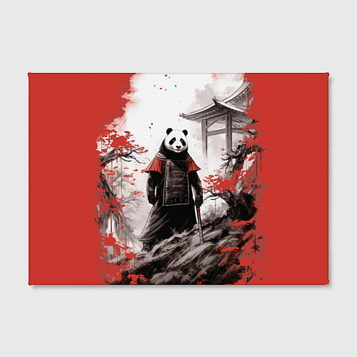 Картина прямоугольная Panda samurai / 3D-принт – фото 2