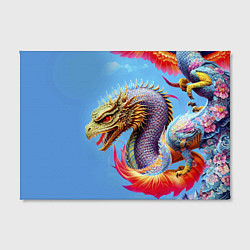 Холст прямоугольный Dragon - irezumi - tattoo - Japan, цвет: 3D-принт — фото 2