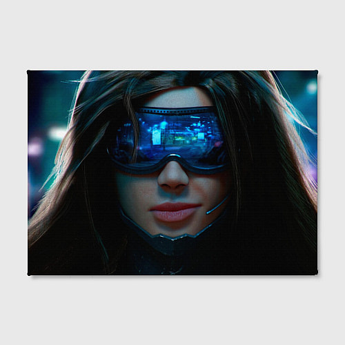 Картина прямоугольная Cybergirl / 3D-принт – фото 2