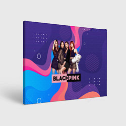 Холст прямоугольный K-pop Blackpink girls, цвет: 3D-принт