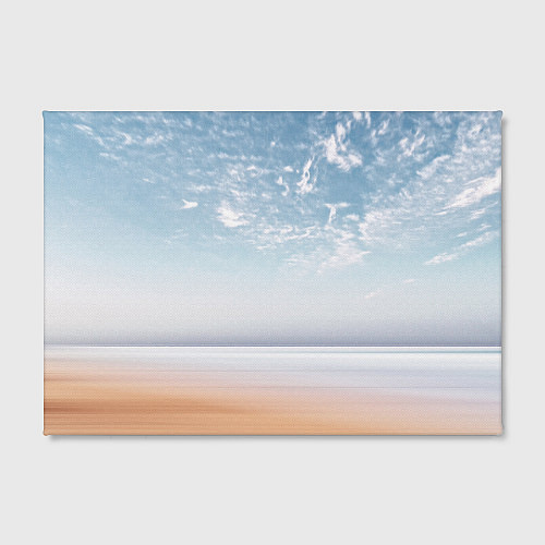 Картина прямоугольная Песчаный пляж и красивое небо / 3D-принт – фото 2