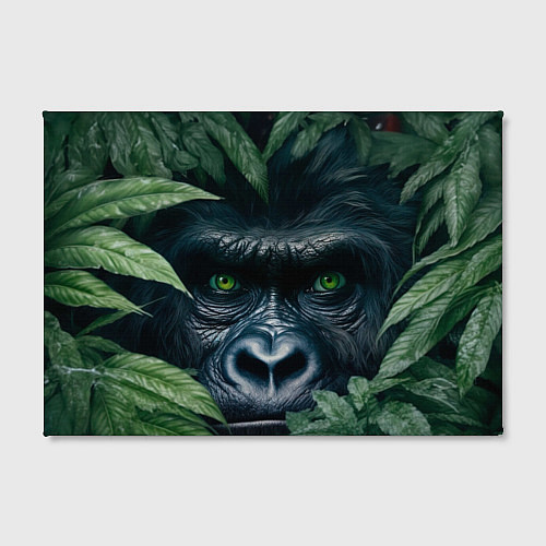 Картина прямоугольная Крупная морда гориллы / 3D-принт – фото 2