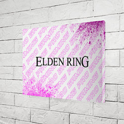 Холст прямоугольный Elden Ring pro gaming: надпись и символ, цвет: 3D-принт — фото 2