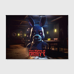 Холст прямоугольный Five Nights at Freddys Bonnie, цвет: 3D-принт — фото 2