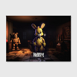 Холст прямоугольный Spring Bonnie Five Nights at Freddys, цвет: 3D-принт — фото 2