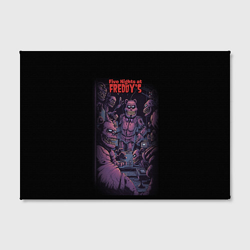 Картина прямоугольная Five Nights at Freddys poster / 3D-принт – фото 2