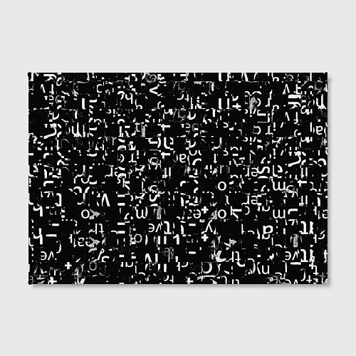 Картина прямоугольная Abstract secred code / 3D-принт – фото 2