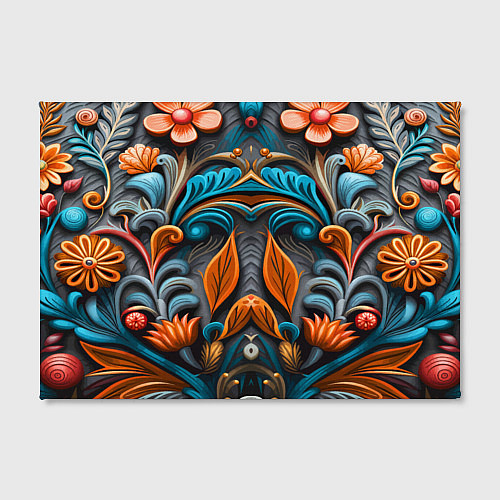 Картина прямоугольная Mirrow floral pattern - art - vogue / 3D-принт – фото 2