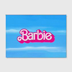 Холст прямоугольный Барби в облаках, цвет: 3D-принт — фото 2