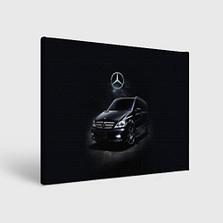 Картина прямоугольная Mercedes black