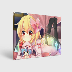 Холст прямоугольный Touhou Project Flandre Scarlet Cute, цвет: 3D-принт