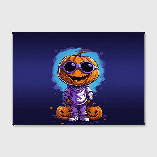 Картина прямоугольная Тыквенная голова / 3D-принт – фото 2