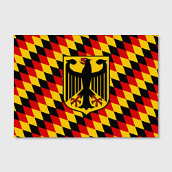 Холст прямоугольный Germany, цвет: 3D-принт — фото 2