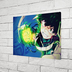 Холст прямоугольный Моя геройская академия Midoriya Izuku, цвет: 3D-принт — фото 2