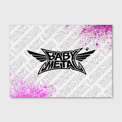 Картина прямоугольная Babymetal rock legends по-горизонтали / 3D-принт – фото 2