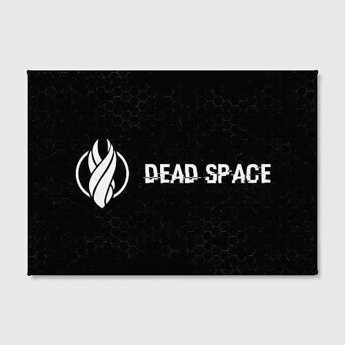 Картина прямоугольная Dead Space glitch на темном фоне по-горизонтали / 3D-принт – фото 2