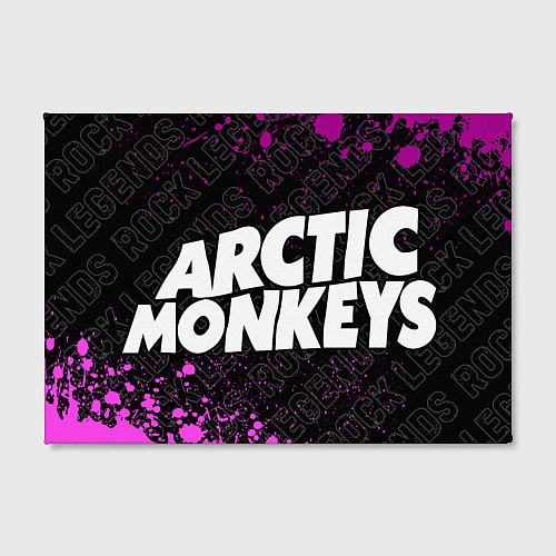 Картина прямоугольная Arctic Monkeys rock legends по-горизонтали / 3D-принт – фото 2