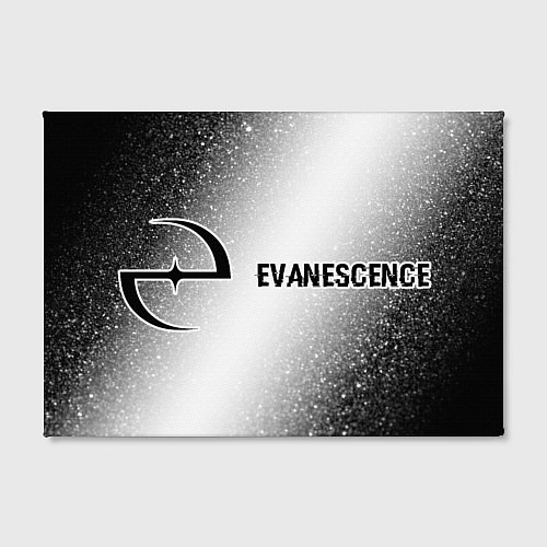 Картина прямоугольная Evanescence glitch на светлом фоне по-горизонтали / 3D-принт – фото 2