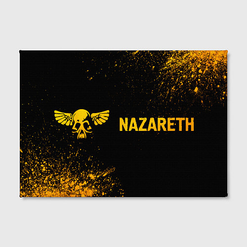 Картина прямоугольная Nazareth - gold gradient по-горизонтали / 3D-принт – фото 2