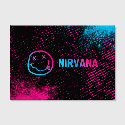 Картина прямоугольная Nirvana - neon gradient по-горизонтали / 3D-принт – фото 2