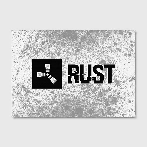 Картина прямоугольная Rust glitch на светлом фоне по-горизонтали / 3D-принт – фото 2