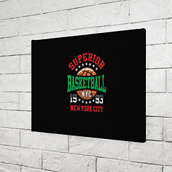 Холст прямоугольный Superior basketball, цвет: 3D-принт — фото 2