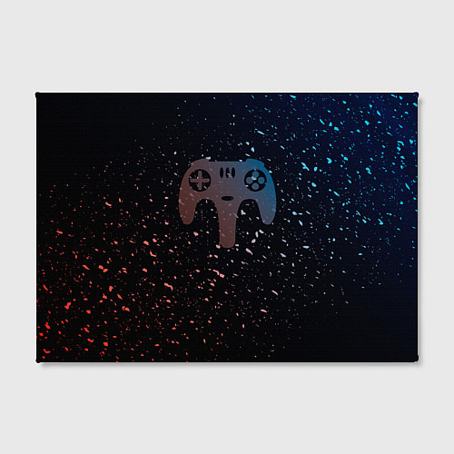 Картина прямоугольная Млечный геймпад / 3D-принт – фото 2
