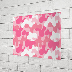 Холст прямоугольный Камуфляж розовый, цвет: 3D-принт — фото 2