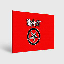 Картина прямоугольная Slipknot пентаграмма