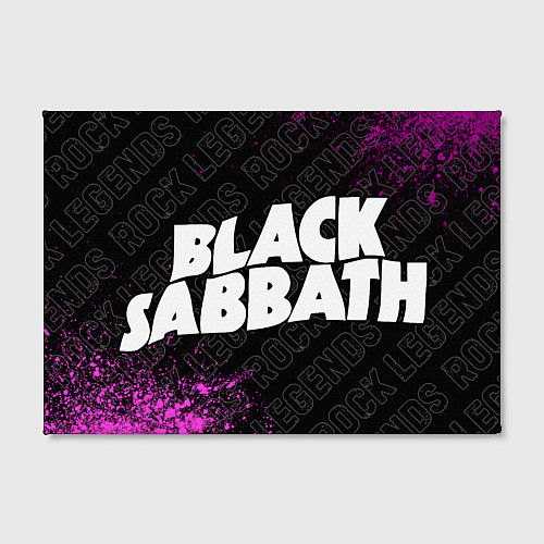 Картина прямоугольная Black Sabbath rock legends по-горизонтали / 3D-принт – фото 2
