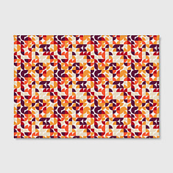 Холст прямоугольный Паттерн в стиле баухаус, цвет: 3D-принт — фото 2