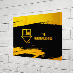 Холст прямоугольный The Neighbourhood - gold gradient по-горизонтали, цвет: 3D-принт — фото 2