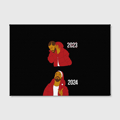 Картина прямоугольная Дрейк 2023-2024 / 3D-принт – фото 2