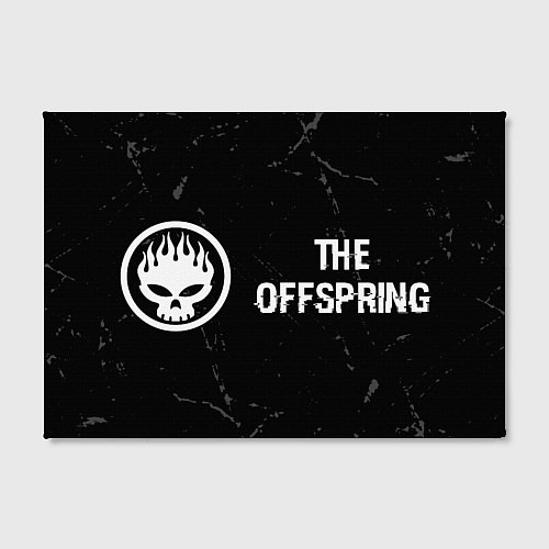 Картина прямоугольная The Offspring glitch на темном фоне по-горизонтали / 3D-принт – фото 2